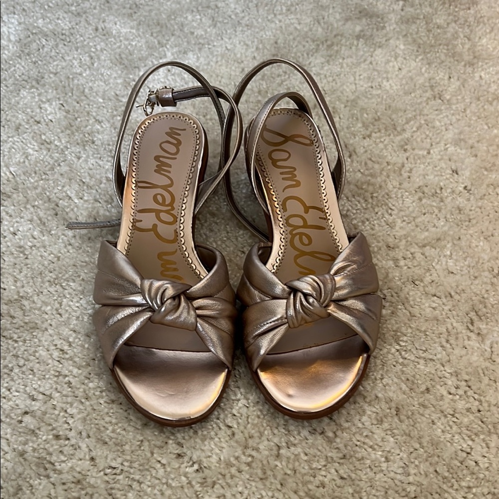 Sam Edelman Ingrid Women's Gold Knot Sandals